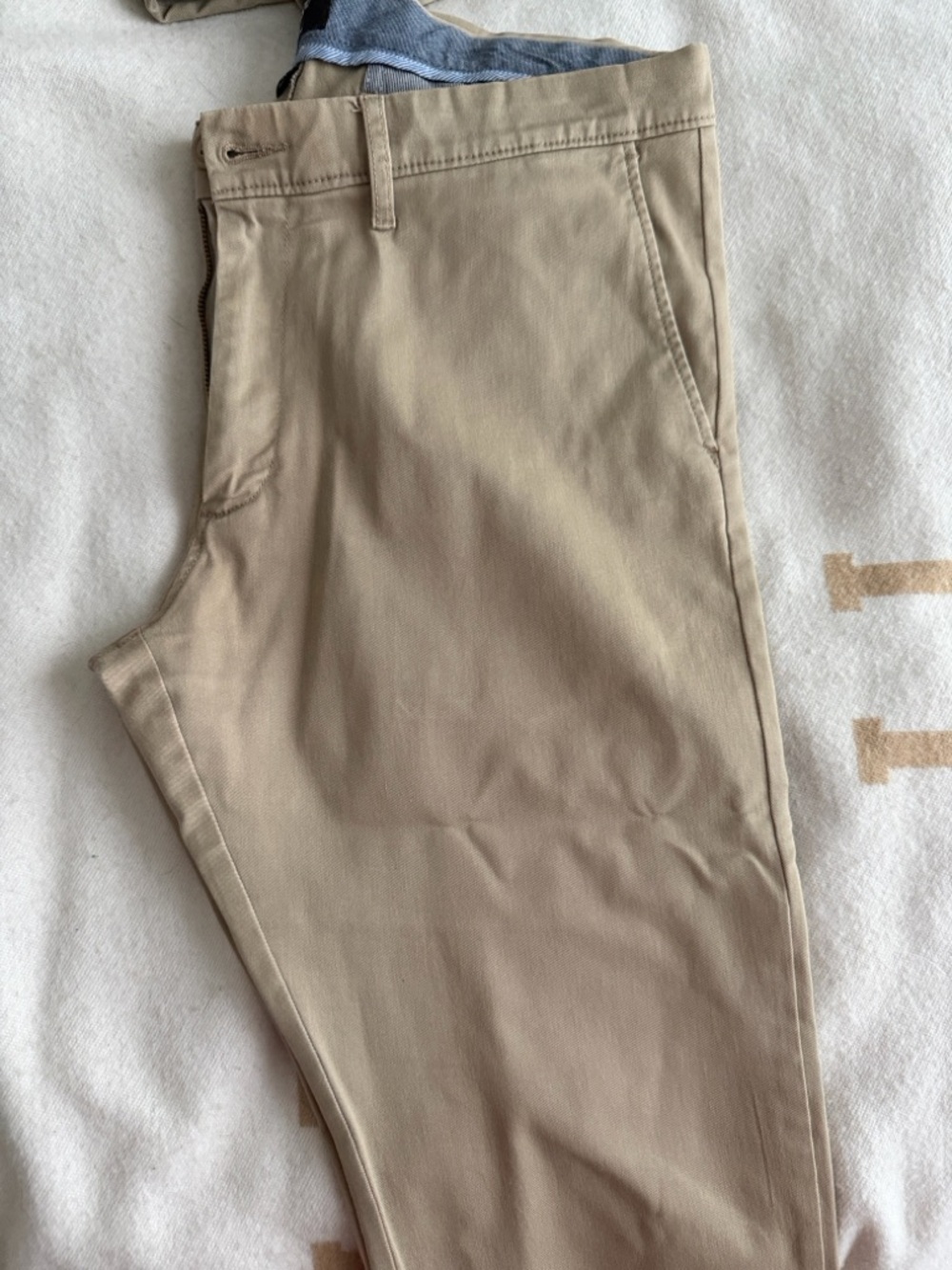 J. Crew Men's Chino Pants in Khaki Tan